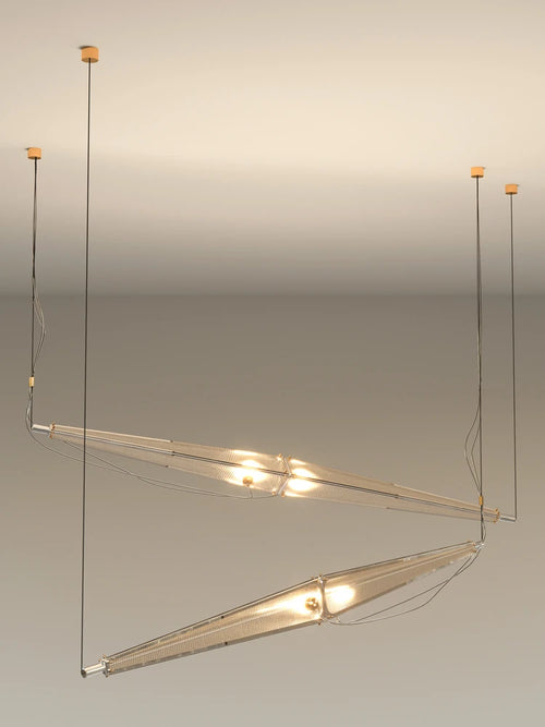 lustre nordique de luxe moderne pour restaurant bar en acier inoxydable led - vue 4 sur 9