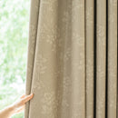 Rideau occultant floral moderne pour salon chambre