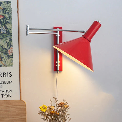 applique murale vintage rotative lampe de lecture rétro - vue 5 sur 8
