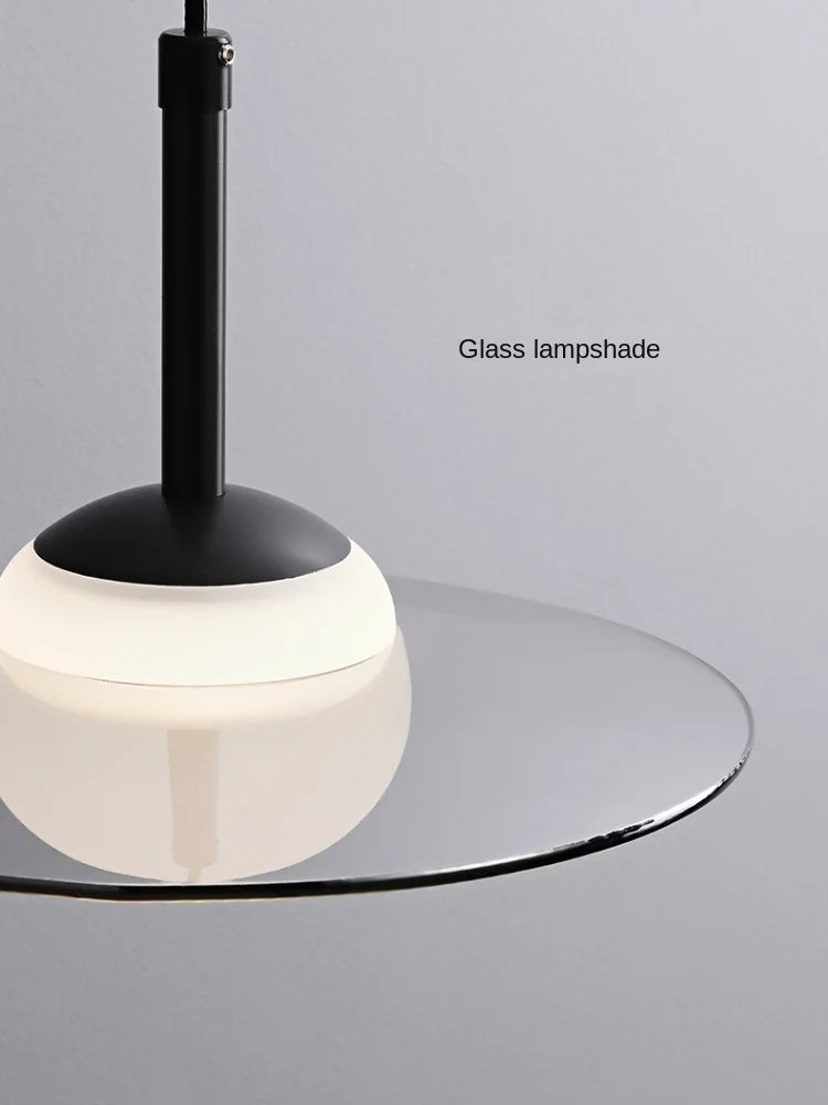 suspension minimaliste en verre pour café bar et restaurant - vue 5 sur 9