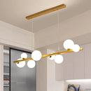 lustre abat-jour en verre suspension décor maison luminaire