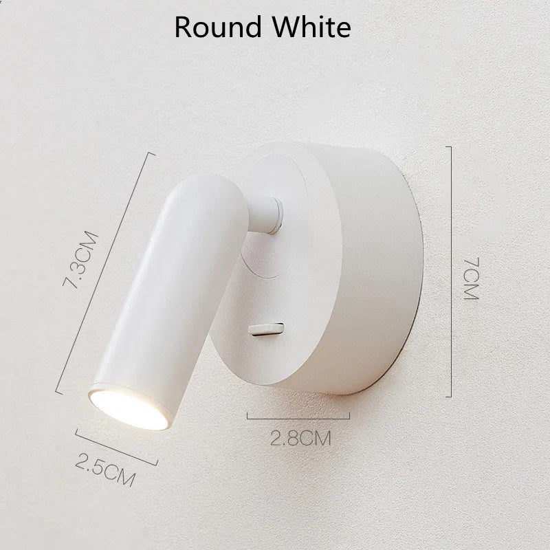 applique murale led moderne rotative pour décoration intérieure - vue 15 sur 20