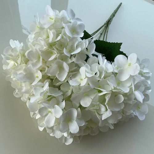 bouquet d'hortensias en soie pour décoration intérieure élégante - vue 7 sur 11