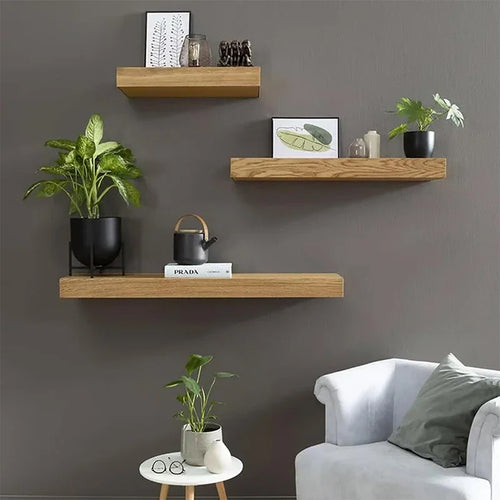 solution de rangement murale étagère design avec compartiment secret - vue 4 sur 9