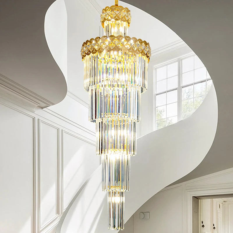 lustre design en cristal pour intérieur moderne et élégant - vue 1 sur 12