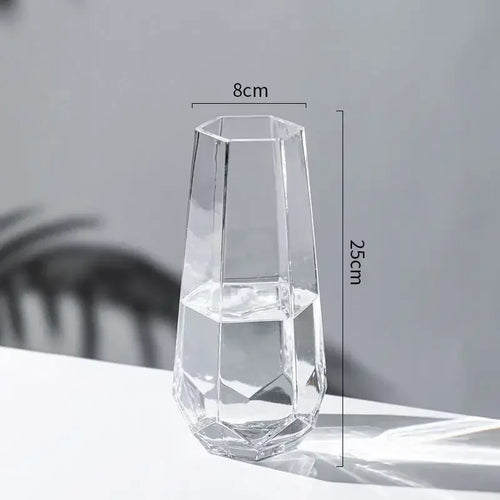vase créatif en verre transparent pour fleurs décoratives - vue 14 sur 14