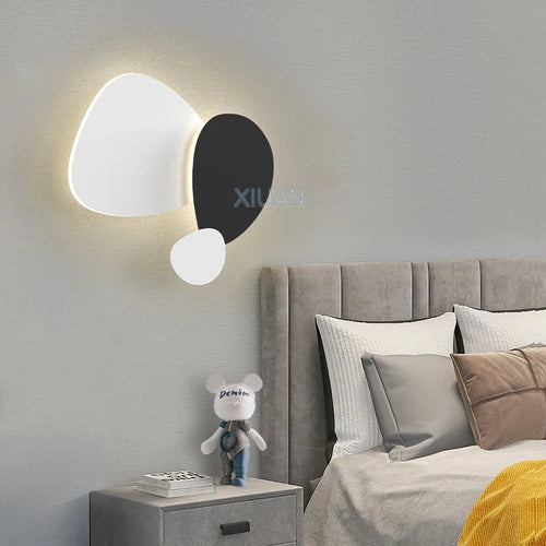 lampe de chevet moderne aux formes géométriques variées - vue 2 sur 10