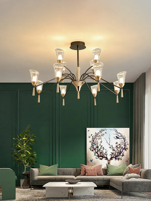 lustre suspendu moderne pour un éclairage élégant - vue 3 sur 9