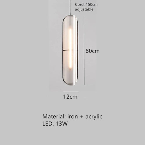suspension led moderne réglable pour intérieur et décoration - vue 10 sur 12