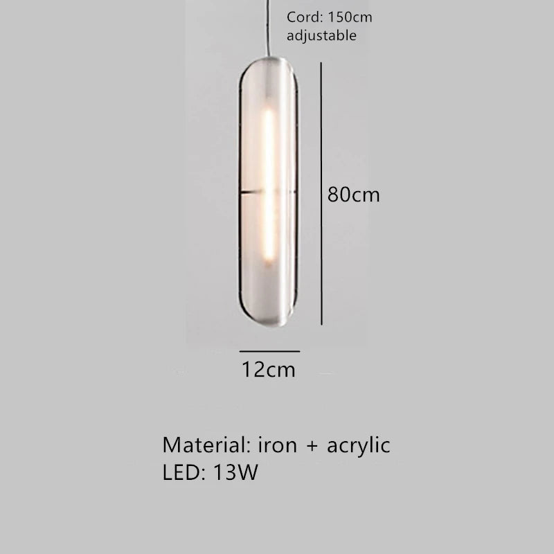 suspension led moderne réglable pour intérieur et décoration - vue 9 sur 12