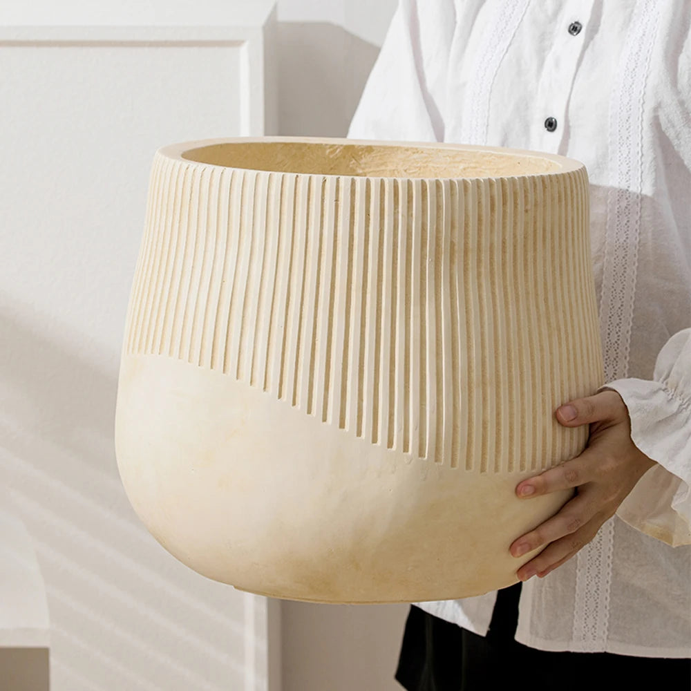 moule en silicone pour pot de fleurs en béton - vue 6 sur 9