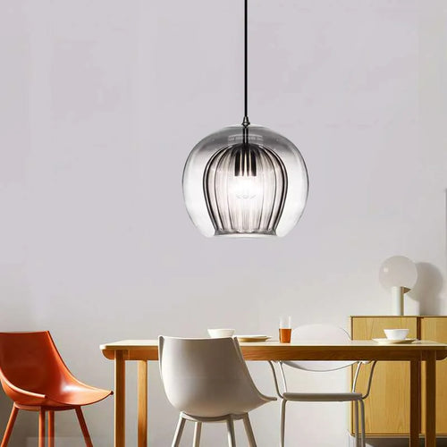 suspension en verre design nordique pour décor intérieur - vue 4 sur 15