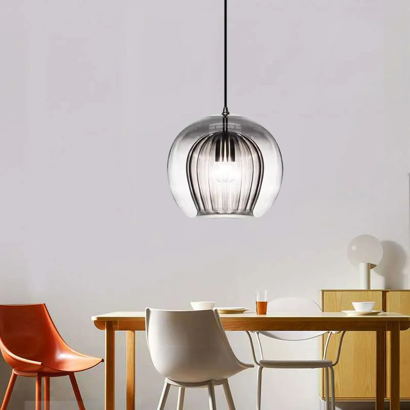 suspension en verre moderne pour décoration intérieure élégante - vue 4 sur 15