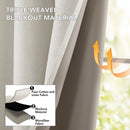 Rideau occultant sur mesure extra long antibruit moderne