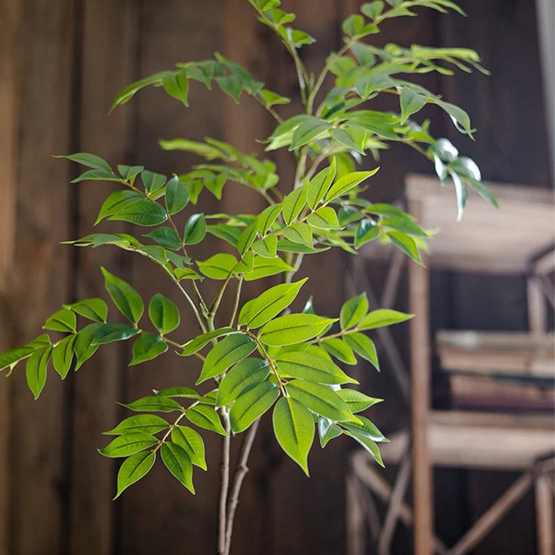 grande branche artificielle de ficus pour décoration intérieure et extérieure - vue 5 sur 9
