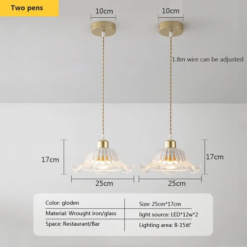 suspension en verre moderne pour décoration intérieure élégante - vue 9 sur 10