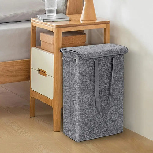 panier à linge pliable suspendu grande capacité peu encombrant - vue 2 sur 9