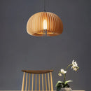 suspension luminaire rétro en bois pour îlot cuisine