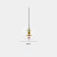 suspension boule chrome acrylique esthétique bar cafe