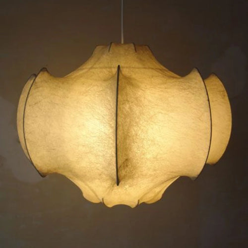 lustre suspendu en soie wabi-sabi pour décoration intérieure - vue 10 sur 10