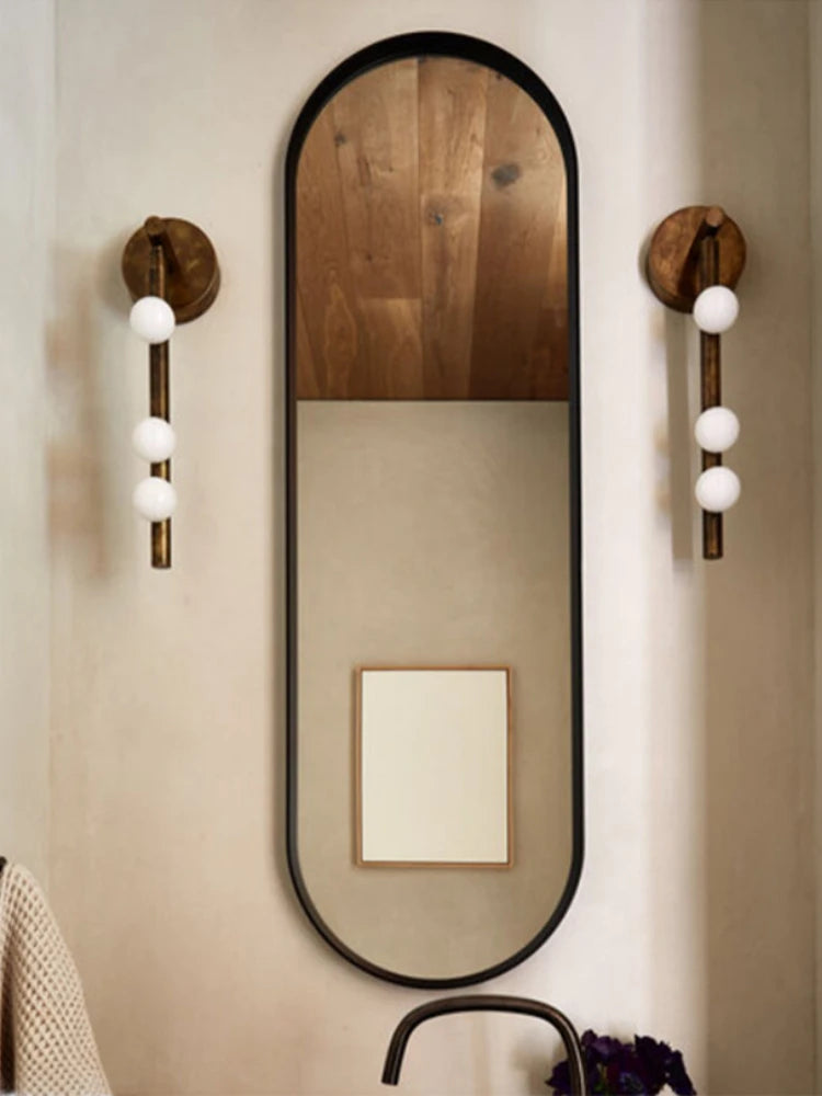 lampe de chevet en cuivre style industriel moderne - vue 3 sur 10