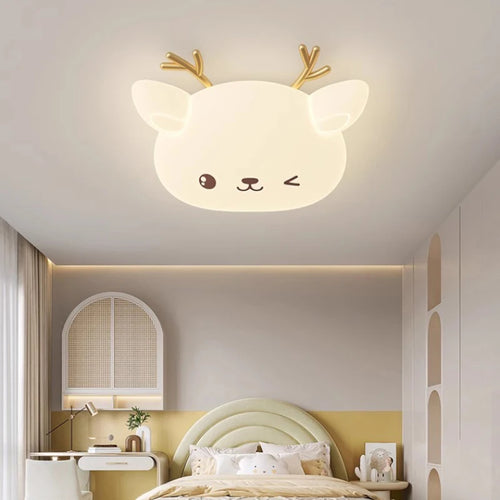 plafonnier nordique faon pour chambre d'enfant moderne et chaleureuse - vue 3 sur 8