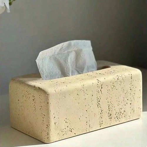 boîte à mouchoirs moderne en résine pour décoration créative - vue 3 sur 7