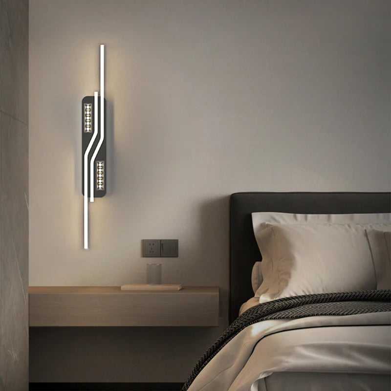 applique murale nordique simple moderne pour la maison - vue 4 sur 12