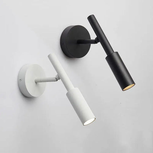 applique murale led minimaliste rotative pour éclairage réglable - vue 3 sur 12