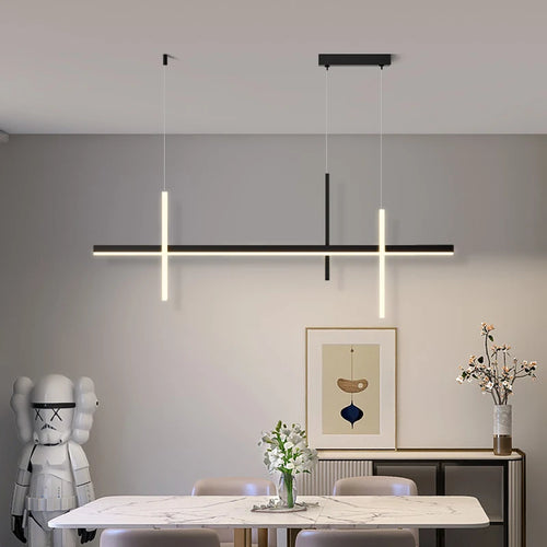 suspension led design moderne pour décoration intérieure artistique - vue 3 sur 11