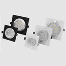 spot led carré à intensité variable pour décoration intérieure