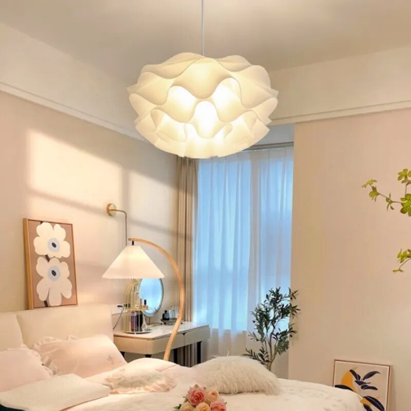 Lustre romantique maître filles nordique créatif moderne fleurs décor mariage