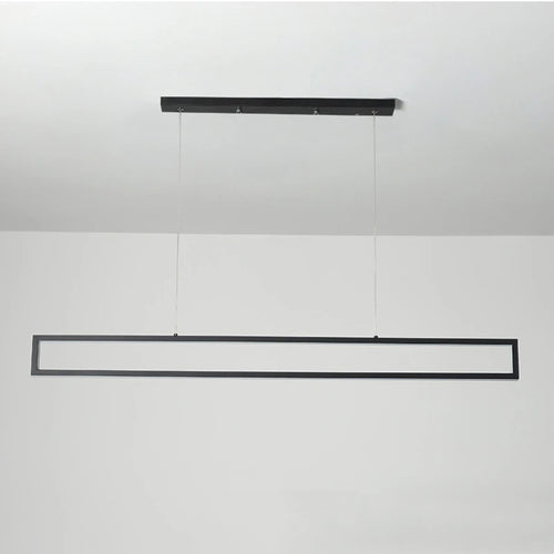 Modern LED black dimming living room light used for hanging decoration of restaurant, coffee shop, bar lighting fixtures - vue 6 sur 8