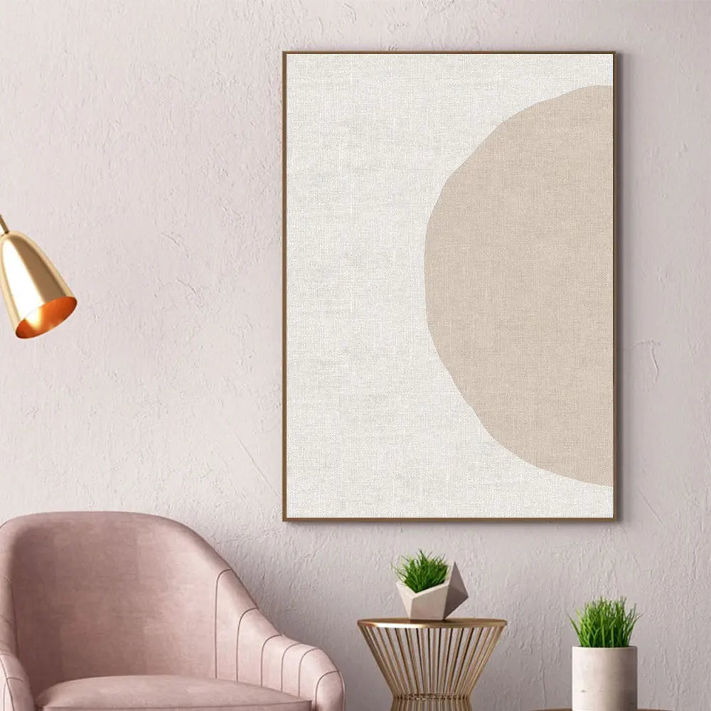 décoration abstraite moderne cercles sur toile pour la maison - vue 3 sur 8