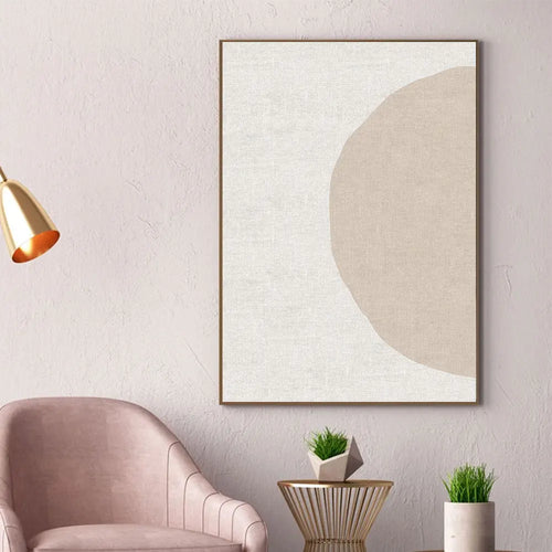 décoration abstraite moderne cercles sur toile pour la maison - vue 3 sur 8