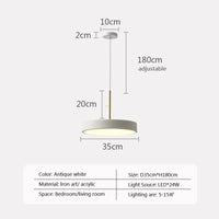 suspension led multicolore design pour éclairage intérieur moderne