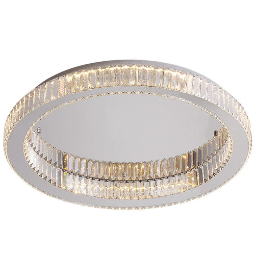 plafonnier circulaire en cristal moderne pour décoration intérieure - vue 3 sur 15