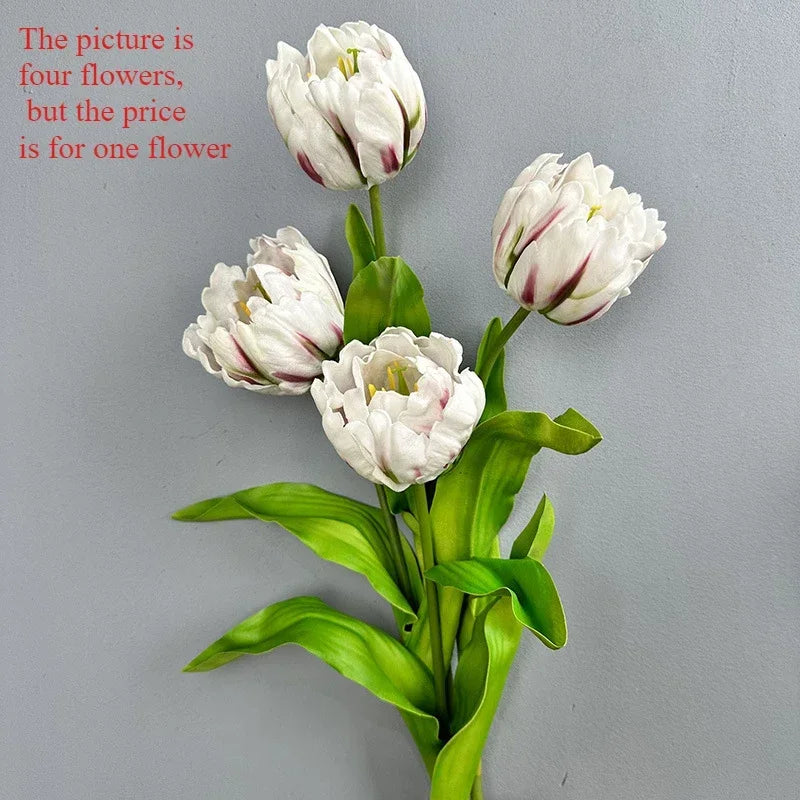 fleurs artificielles tulipes pour décoration festive et vacances - vue 7 sur 11