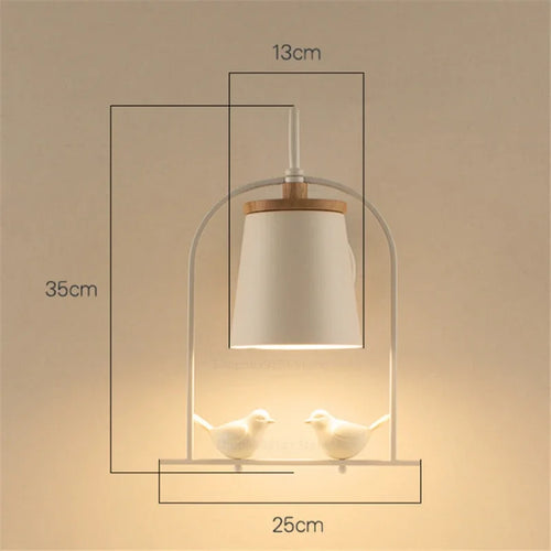 applique murale moderne led en forme d'oiseaux pour décoration - vue 5 sur 12