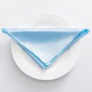 Serviette de table satin décoratif lot 10 mariage