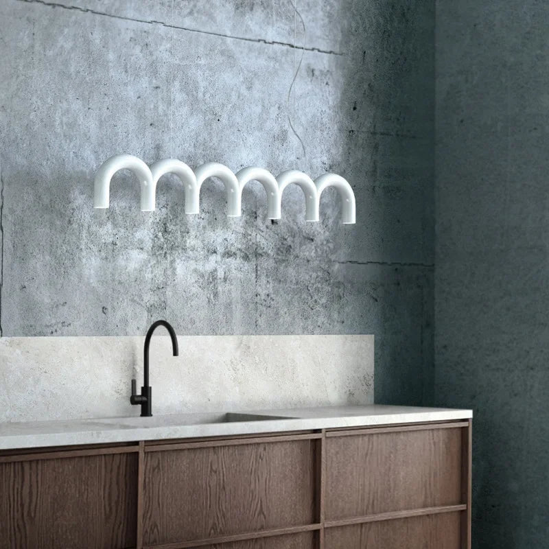 lustre led minimaliste moderne pour tables alimentaires design luminaire - vue 4 sur 14
