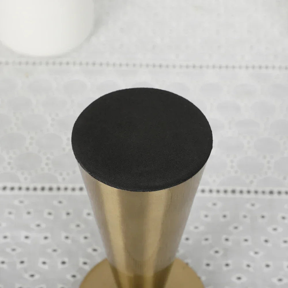 lot de 3 bougeoirs en métal pour décoration mariage et cadeaux luxe - vue 4 sur 6