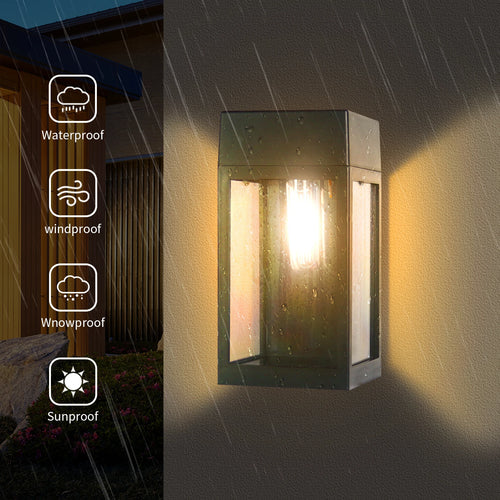 applique murale LED solaire jardin extérieur solaire étanche décoration de jardin lumières extérieures - vue 4 sur 8