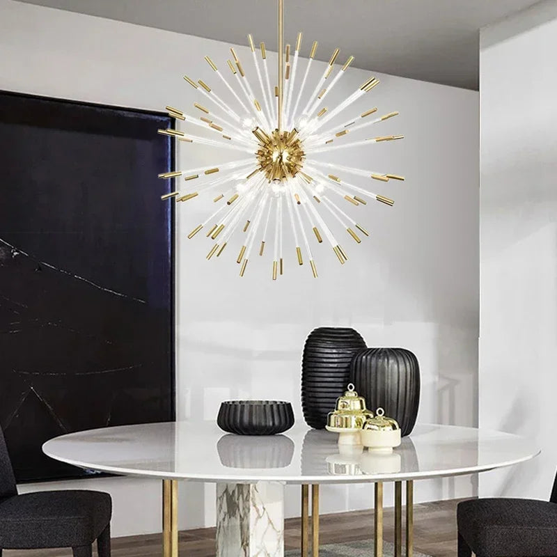 suspension en cristal de luxe éclairage décoratif pour tous les espaces - vue 4 sur 12
