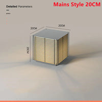 lampe de pelouse solaire moderne pour éclairage extérieur