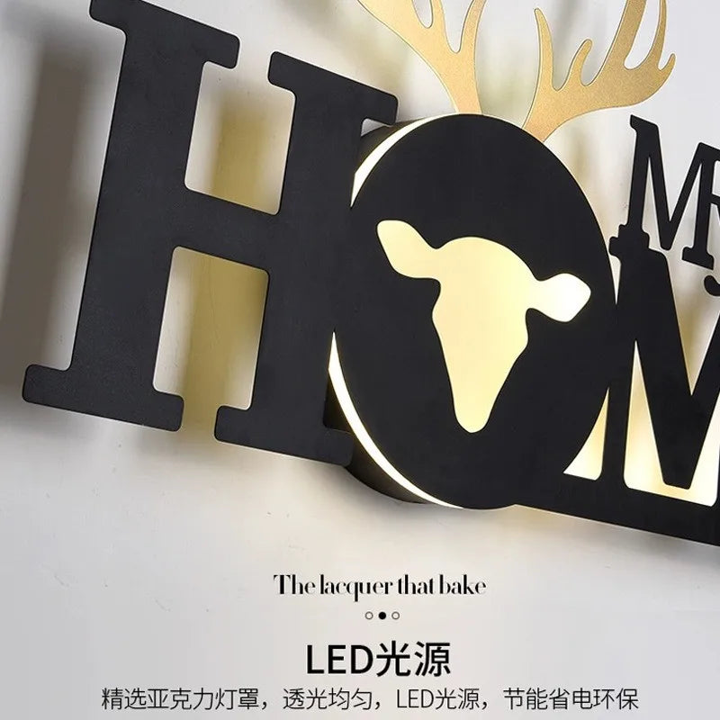applique murale led lettre pour décoration intérieure enfants - vue 6 sur 12