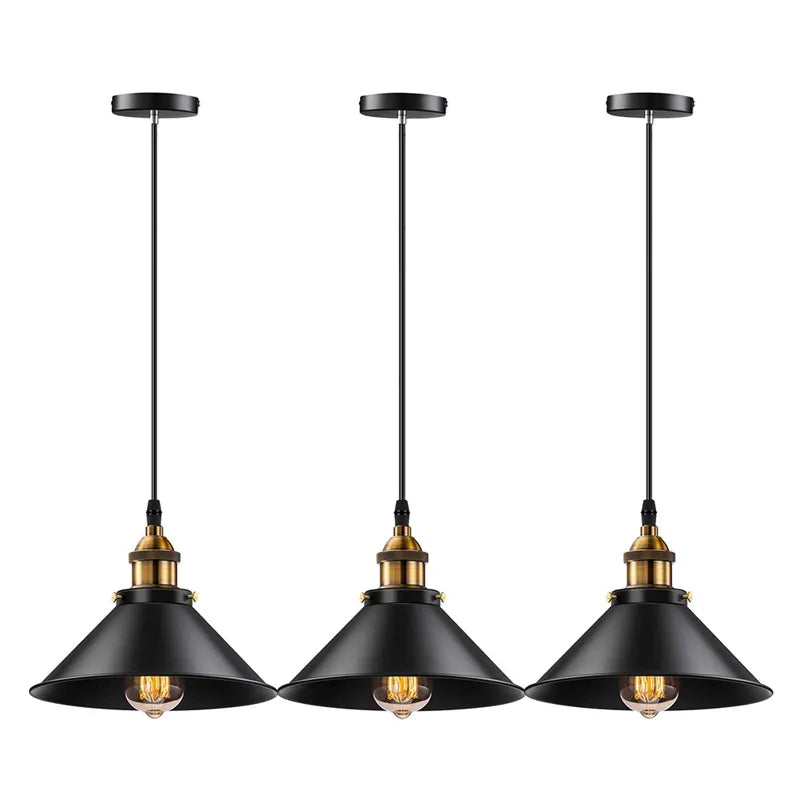 Vintage suspension Loft rétro lustre suspension E27 Base industrielle suspension Edison éclairage domestique pour salon - vue 13 sur 17