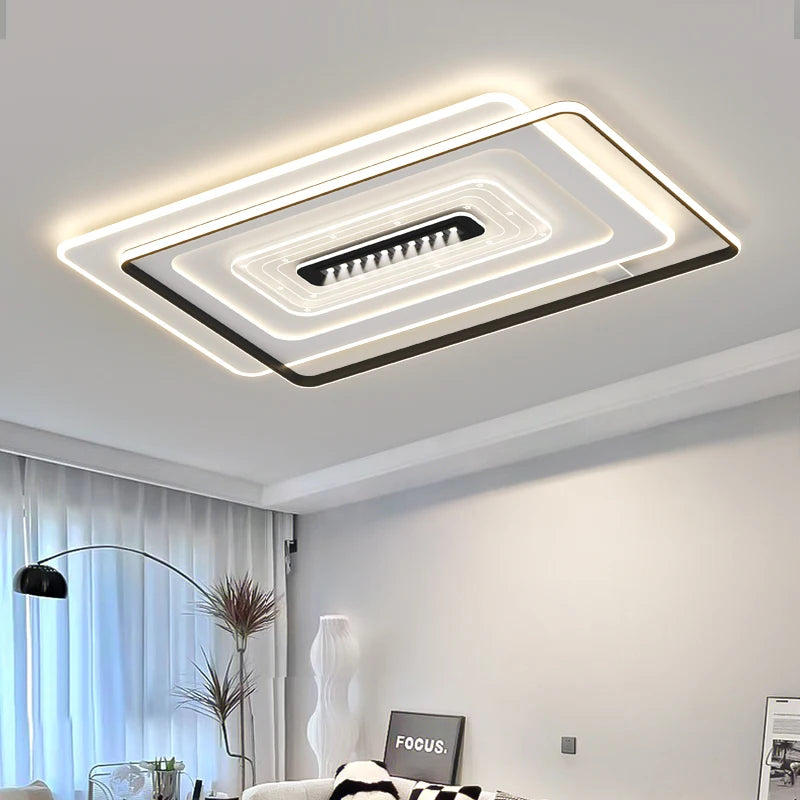 plafonnier led nordique pour intérieur et ambiance chaleureuse - vue 6 sur 14