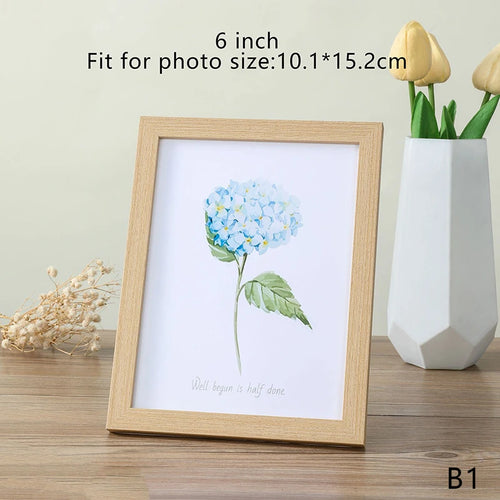 cadre photo en bois suspendu pour décoration et cadeau - vue 13 sur 18