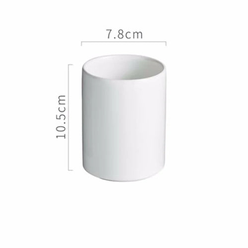 tasse créative en céramique pour brosse à dents et bain de bouche - vue 13 sur 16